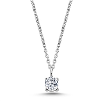 14 kt hvidguld The One vedhæng med i alt 0,33 ct Diamant Wesselton SI